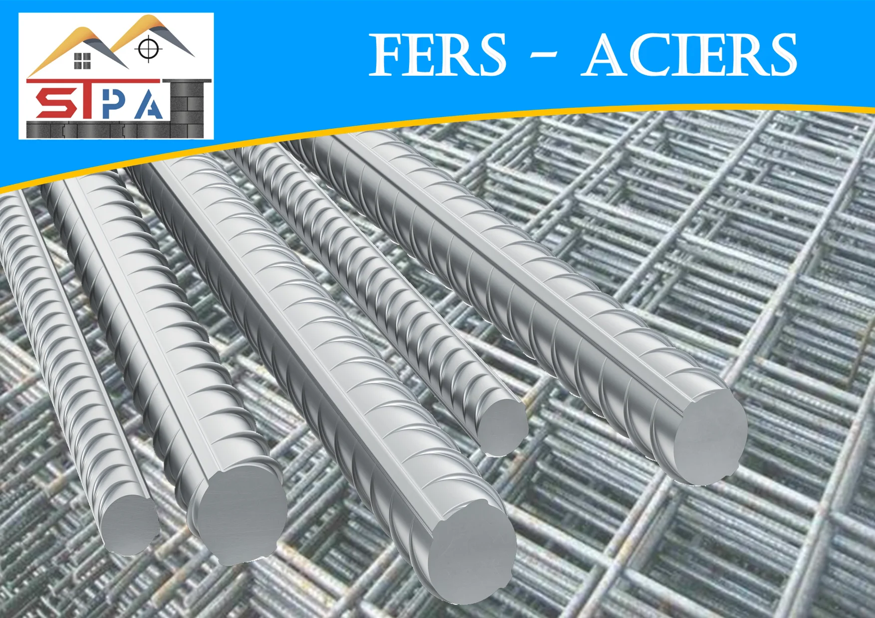 Fers - Aciers pour construction ou aménagement extérieur à la Réunion 974, livrable sur l'île